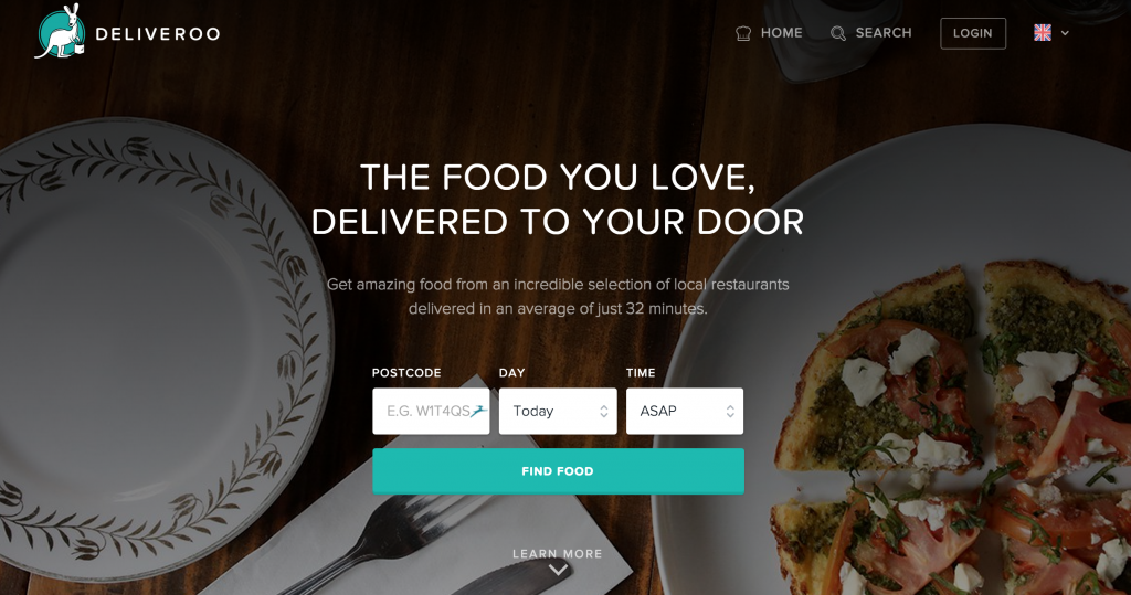 Deliveroo London app