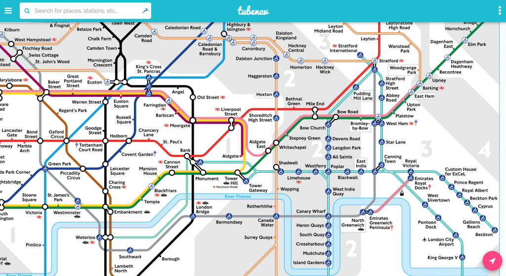 Tubenav London app