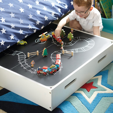 Under my bed play table