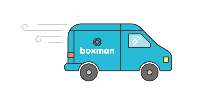 Your boxes are taken directly from your home to our secure warehouse